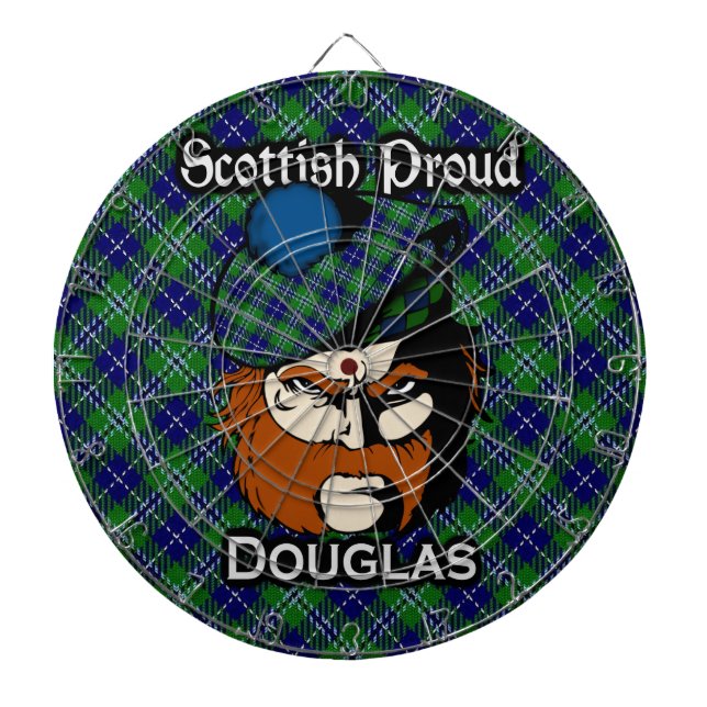 Diana Clan escocés Douglas Tartan (Frente)