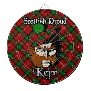 Diana Clan escocés Kerr Tartan Dartboard