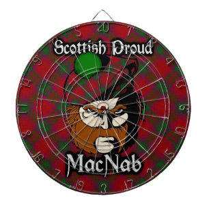 Diana Clan escocés MacNab Tartan Dartboard