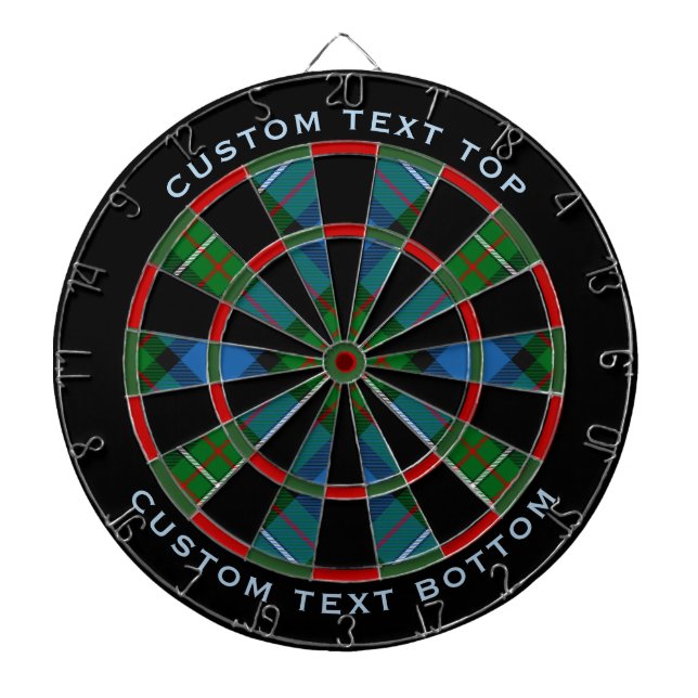 Diana Clan Ferguson Tartan Dart Board (Frente)