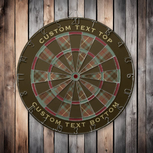 Diana Clan Fraser Hunting Weathered Tartán Dart Board
