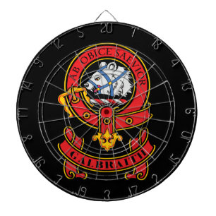 Diana Clan Galbraith Dart Board con Escudo