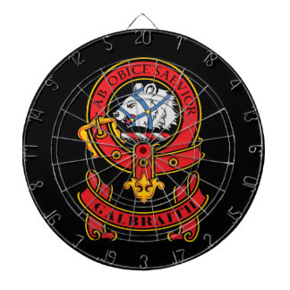 Diana Clan Galbraith Dart Board con Escudo