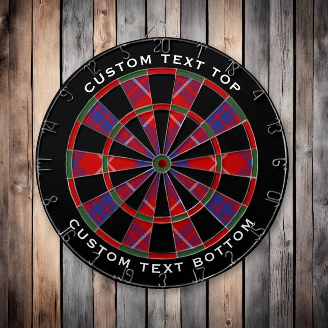 Diana Clan Hamilton Red Tartan Dart Board (Subido por el creador)