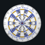 Diana Clan Hannay Tartan<br><div class="desc">Clan Hannay tartán tradicional con colores modernos. Patrón sin foco. Dos áreas de texto personalizado en el anillo exterior.</div>