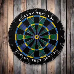Diana Clan Johnston Tartan Dart Board