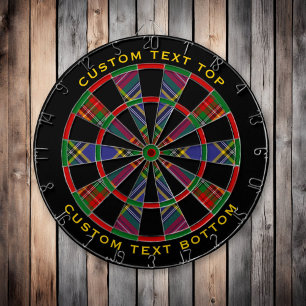 Diana Clan MacBeth Tartan Dart Board