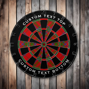 Diana Clan MacDonald de Keppoch Tartan Dart Board
