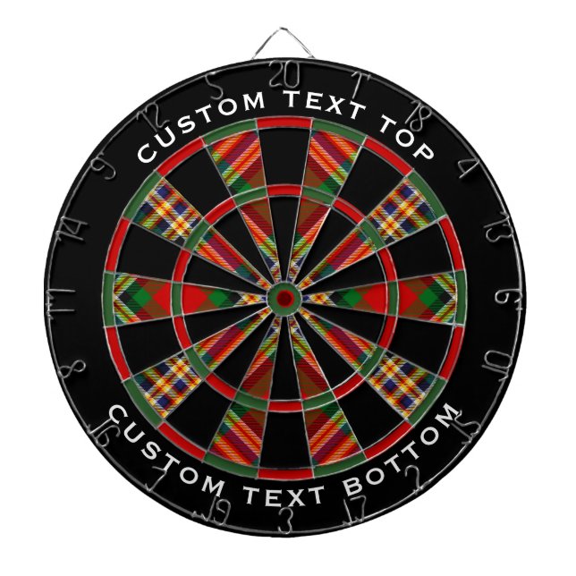 Diana Clan MacGill Tartan Dart Board (Frente)