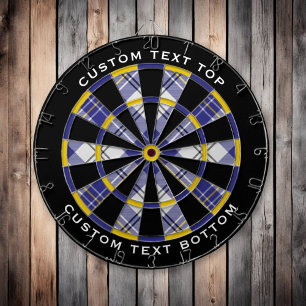 Diana Clan MacPherson Blue Dress Tartan Dart Board