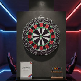 Diana Classic Dartboard Arrow Pattern Game Design