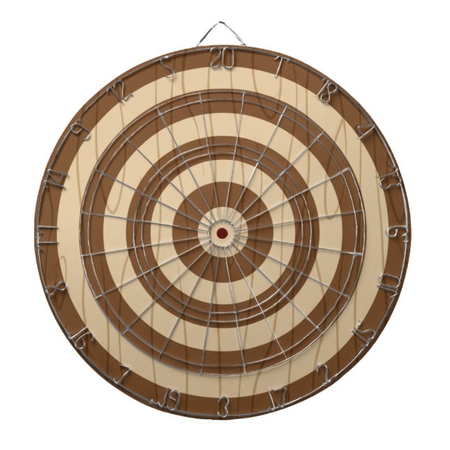 Diana Classic Wooden Dartboard Rustic Wall Game Decor (Frente)