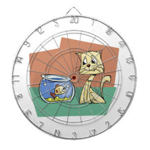 Diana Clipart de petanca de gato y peces