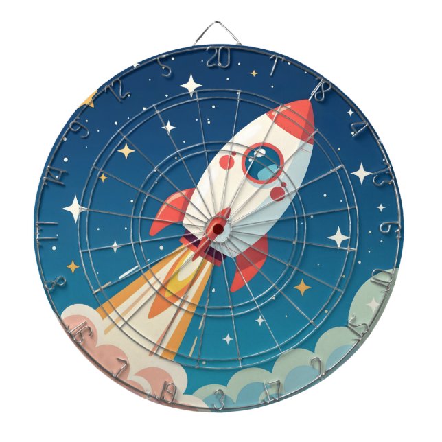Diana Cohete espacial lindo despegando (Frente)