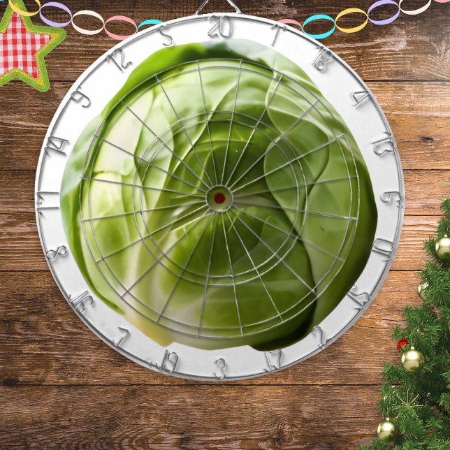 Diana Col de Bruselas Divertido Navidad (A funny novelty Christmas dartboard featuring a picture of a giant brussels sprout)