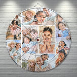 Diana Collage de fotos Sencillo Elegante Imagen<br><div class="desc">Este dart board personalizado presenta un sencillo collage de 8 fotos, lo que lo convierte en un keepsake divertido y significativo para cualquier ocasión. Cada foto-tragamonedas te permite mostrar recuerdos favoritos, ya sean momentos familiares, vacaciones, amigos, mascotas o cualquier otra cosa que traiga una sonrisa. Un gran regalo para el...</div>