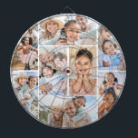 Diana Collage de fotos Sencillo Elegante Imagen<br><div class="desc">Este dart board personalizado presenta un sencillo collage de 8 fotos, lo que lo convierte en un keepsake divertido y significativo para cualquier ocasión. Cada foto-tragamonedas te permite mostrar recuerdos favoritos, ya sean momentos familiares, vacaciones, amigos, mascotas o cualquier otra cosa que traiga una sonrisa. Un gran regalo para el...</div>