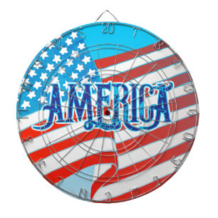 Diana Color Azul AMÉRICA Texto Grunge Vintage Bandera de