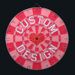 Diana Color rojo y rosa rubí, corazón rojo con texto bla<br><div class="desc">Fondo de color rojo y rosa rubí,  diseño de corazón rojo y tablero de texto blanco - Personaliza el texto superior e inferior personalizado a tu gusto!</div>