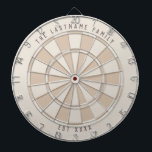 Diana Colores Personalizados establecidos por la familia<br><div class="desc">Tablero de estilo clásico con una combinación de colores moderna y elegante con tu texto personalizado en la parte superior e inferior del tablero para el nombre de tu familia y el año establecido por tu familia. Personalizar este tablero con los colores deseados!</div>