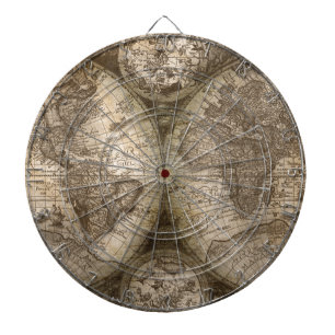 Diana Continentes del mapa del viejo mundo histórico ant