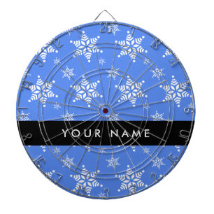Diana Copos de nieve blancos, azul, tu nombre, personali