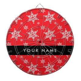 Diana Copos de nieve blancos, rojo, tu nombre, personali