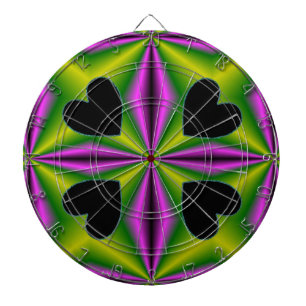 Diana Corazón sobre el arcoiris verde púrpura