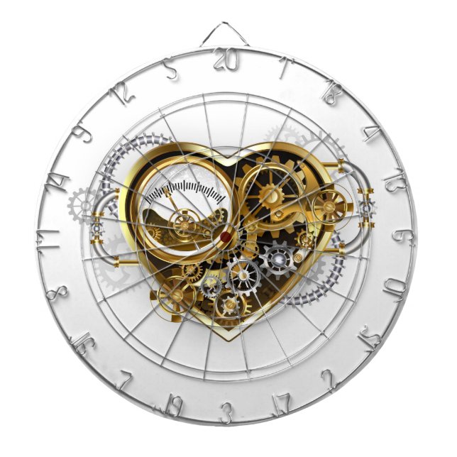 Diana Corazón Steampunk con un Manómetro (Frente)