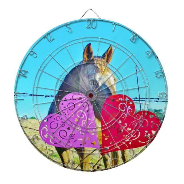 Diana Corazones de San Valentín de caballos blancos y ma (Frente)