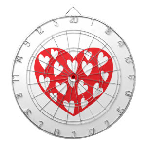 Diana Corazones rojos con corazones pequeños