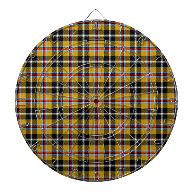 Diana Cornish National Tartan Yellow and Black Planteado (Frente)