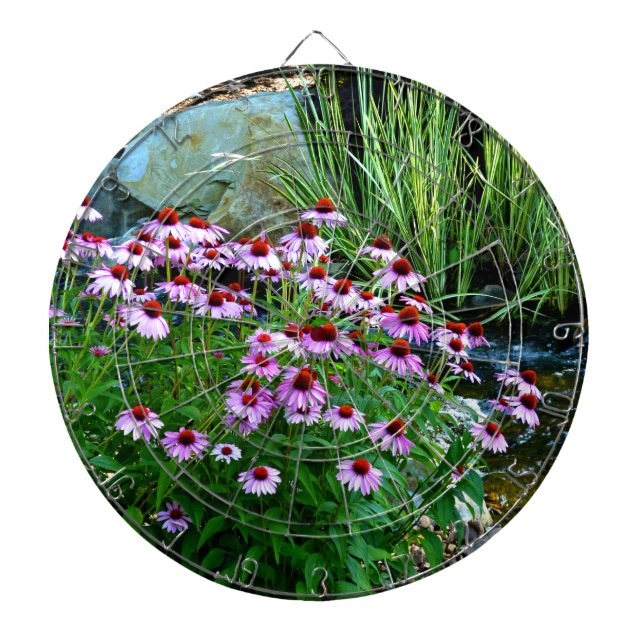 Diana Corriente de jardín con flores moradas (Frente)