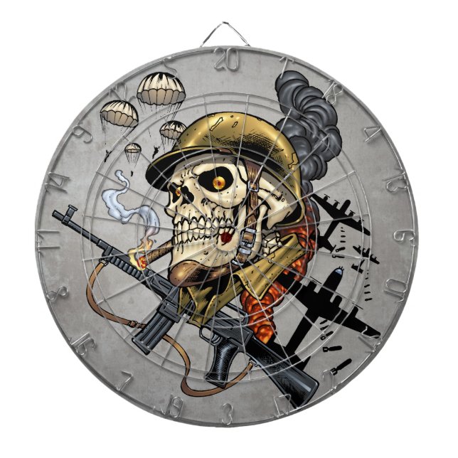 Diana Cráneo con el casco, los aeroplanos y las bombas (Frente)