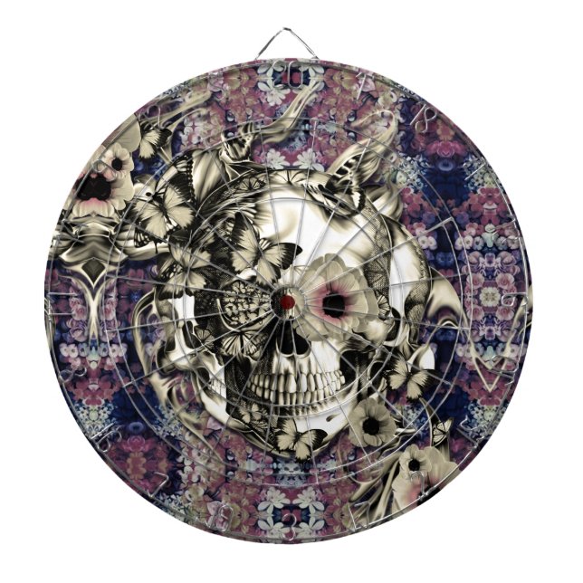 Diana Cráneo hecho de amapolas y de mariposas (Frente)