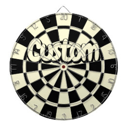 Diana Cream Beige And Black Customizable Text