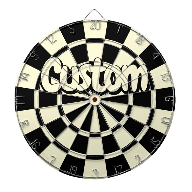 Diana Cream Beige And Black Customizable Text (Frente)