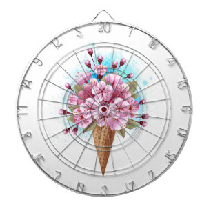 Diana Crema rosa de hielo Sakura Waffle Cone