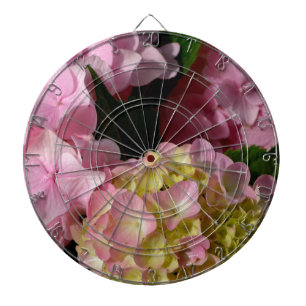 Diana Crema rosa Hydrangeas amarillo rosa verde floral