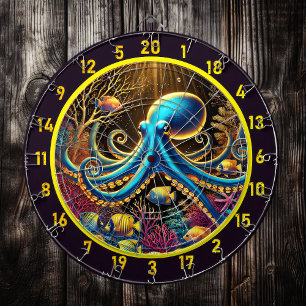 Diana Crimson Depths Octopus Dartboard