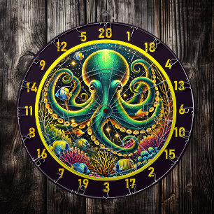 Diana Crimson Depths Octopus Dartboard