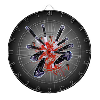 Diana Cuchillos que apuñalan el Dartboard