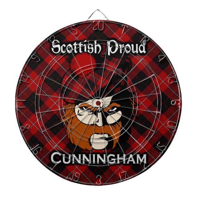 Diana Cunningham Tartan Dartboard (Frente)