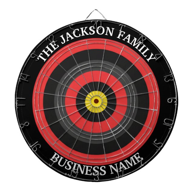 Diana Custom Corporate Dartboard Business Name (Frente)