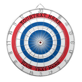 Diana Custom Dartboard Target with Personalized Text