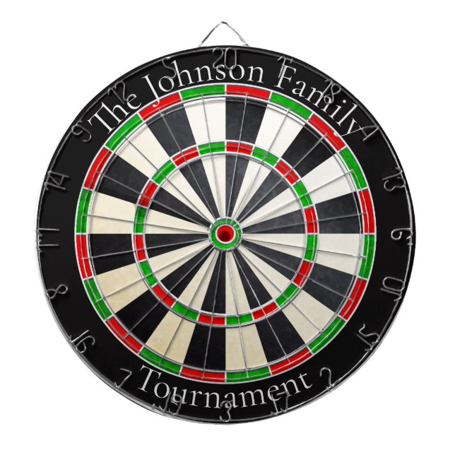Diana Custom Family Name Dartboard (Frente)
