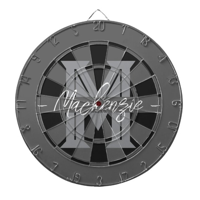 Diana Custom Family Name Monogram Gray (Frente)
