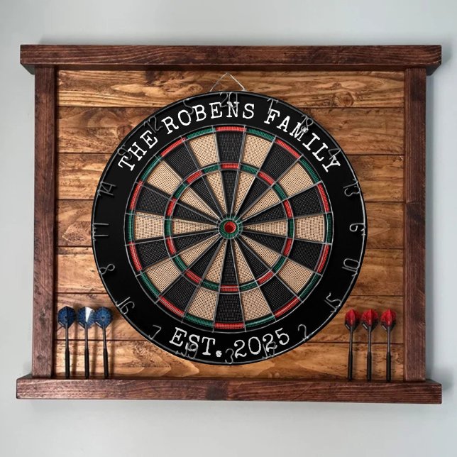Diana Custom Family Name Rustic Dartboard (Subido por el creador)
