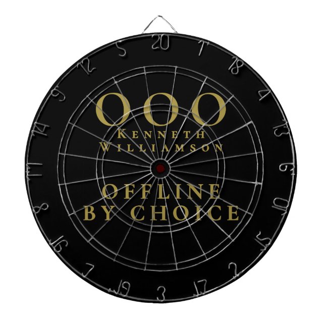 Diana Custom Funny Black Gold OOO Minimalist Simple Men (Frente)
