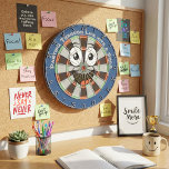 Diana Custom Personalized Funny Smiling Face<br><div class="desc">Bring endless laughs and good vibes to your game nights with this hilarious smiling face dartboard. Featuring a cheerful cartoon smiley face in the center with big goofy eyes, a wide grin, and a playful tongue, plus the fun phrase "DARTING THROUGH LIFE WITH A SMILE" arched around the top. The...</div>